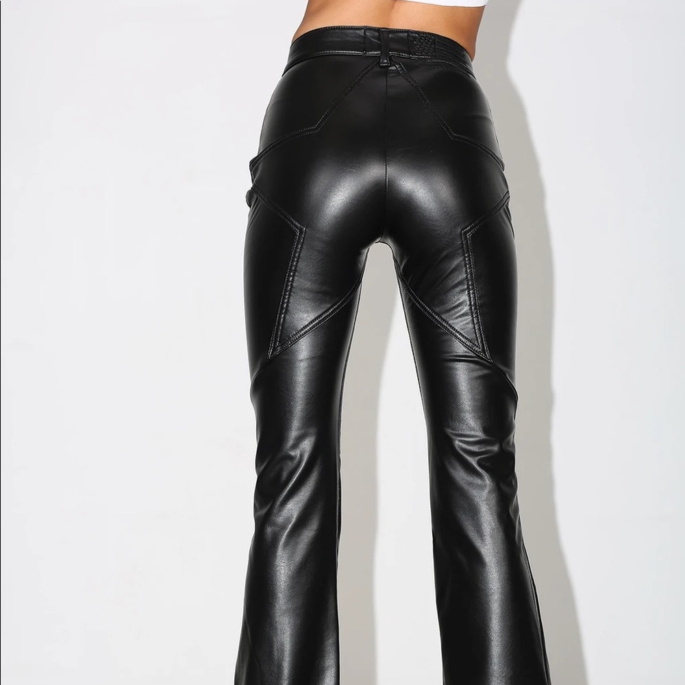 Revice Denim Leather Pants